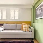 The Color-block House Apartment Milan